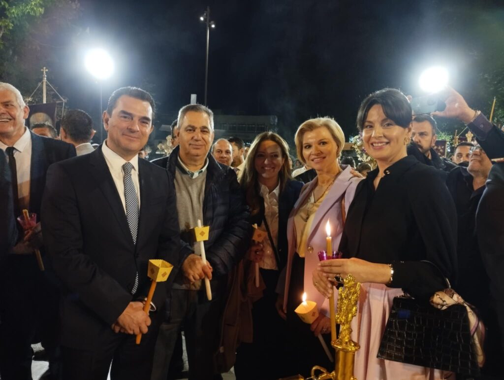 Στα Τρίκαλα έκαναν Πάσχα Βασίλης Χιώτης και Κατερίνα Δούκα